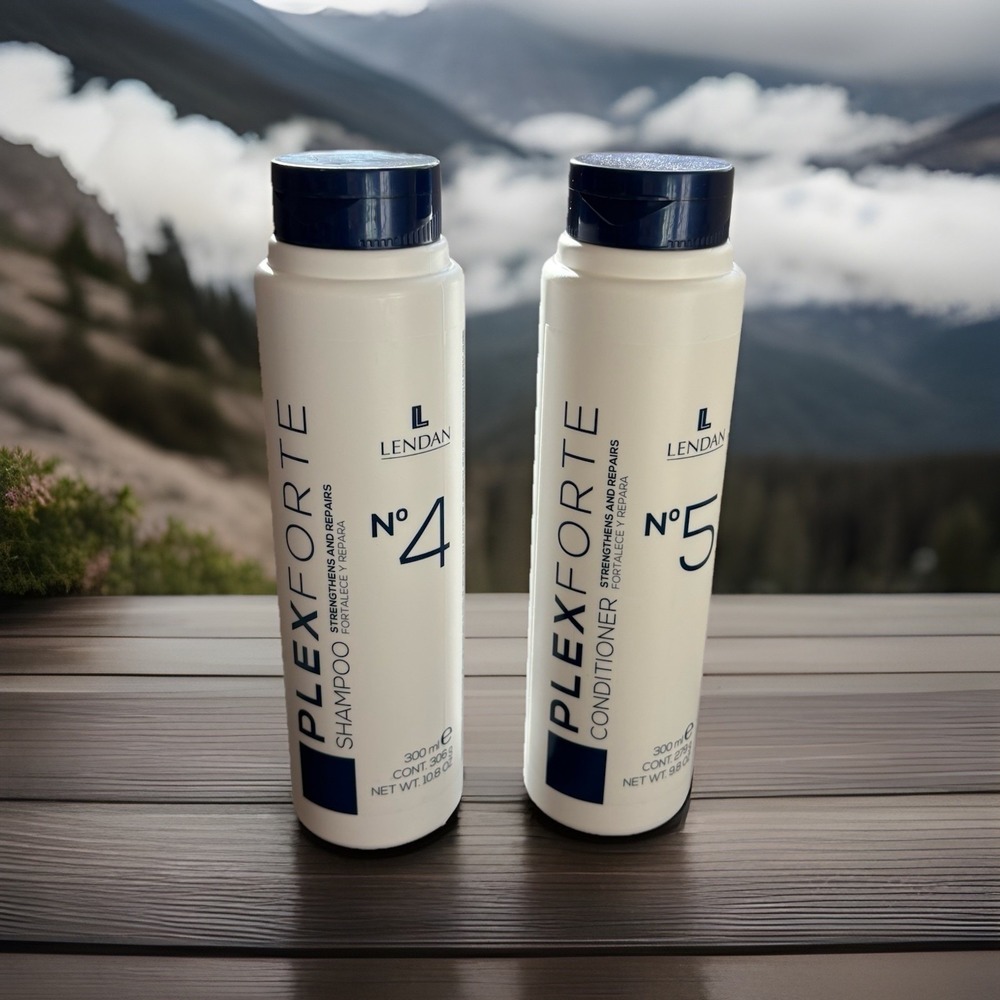 Lendan Plex Forte Shampoo & Conditioner Kit No. 4 No. 5  10.8 Fl Oz. 300 ml